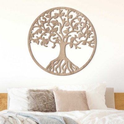 Dřevěný strom života na stěnu - Binah – Zboží Mobilmania
