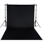 Vinylové fotografické pozadí černé matné 275 x 160 cm – Zboží Živě