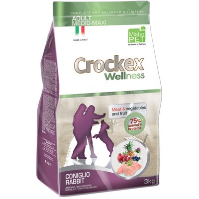 Crockex Wellness Adult králík s rýží 3 kg