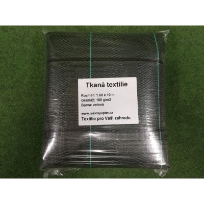 AgroBio Tkaná 1,6 x 10 m 100 g/m² zelená – HobbyKompas.cz AgroBio Tkaná 1,6 x 10 m 100 g/m² zelená – HobbyKompas.cz