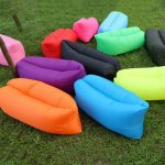 Lazy bag nafukovací vak dvouvrstvý : Oranžová – Zbozi.Blesk.cz