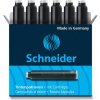 Schneider 6601 inkoustové bombičky černé 6 ks