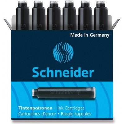 Schneider 6601 inkoustové bombičky černé 6 ks