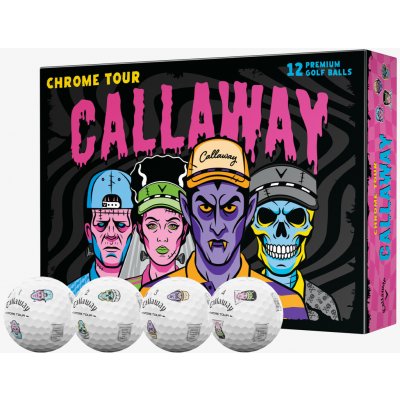 Callaway Chrome Tour Truvis golfové míčky Halloween – Hledejceny.cz
