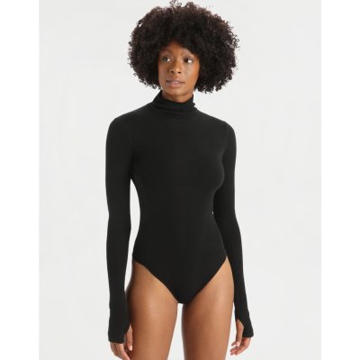 Icebreaker Wmns Queens LS High Neck Bodysuit, Black – Zboží Mobilmania