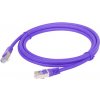 síťový kabel Gembird PP6A-LSZHCU-V-5M patch, S/FTP Cat. 6A LSZH, 5m, fialový