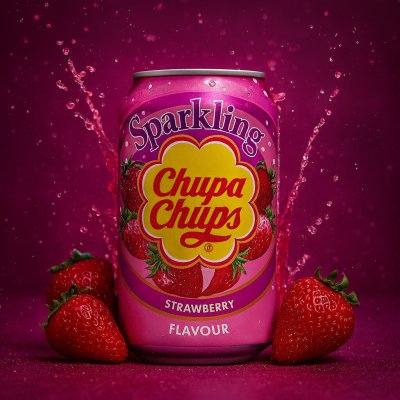 Chupa Chups Strawberry Soda 345 ml – Sleviste.cz