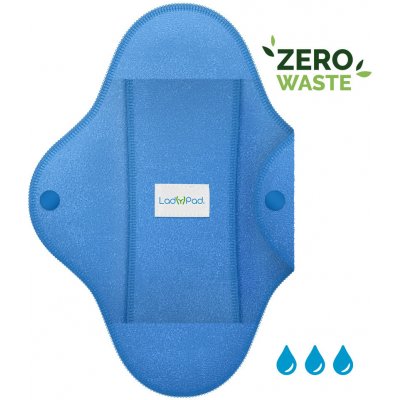 LadyPad látková vložka s vkládací vložkou Svěží vánek velikost L Zero waste bez plastového a papírového obalu 1 ks