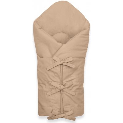 New baby Klasická šněrovací zavinovačka cappuccino – Zboží Dáma