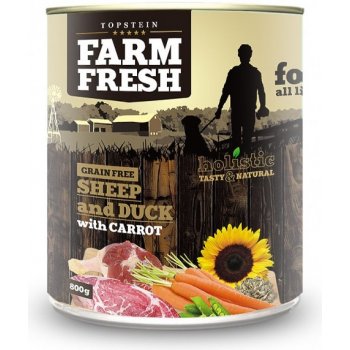 Topstein Farm Fresh Sheep & Duck with Carrot 6 x 0,8 kg