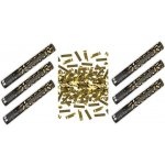 Konfety 40cm ZLATÉ METALICKÉ 6 ks PARTYKONF – Sleviste.cz