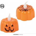 GUIRCA LED svíčka dýně pumpkin Halloween 4 cm – Zboží Dáma