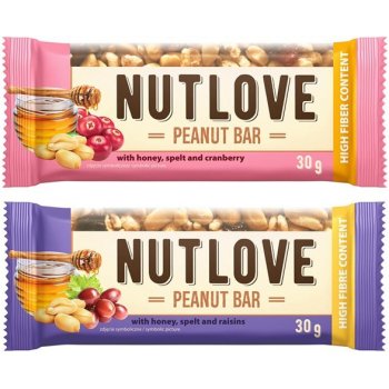 ALLNUTRITION NUTLOVE Peanut Bar 30g