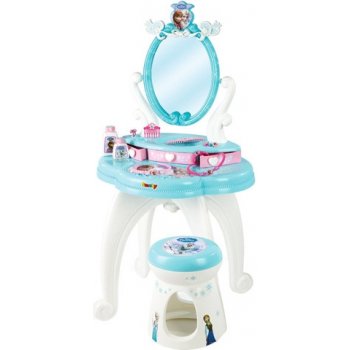 SMOBY 24996 kosmetický stolek Frozen se židličkou 2v1 10 doplňků