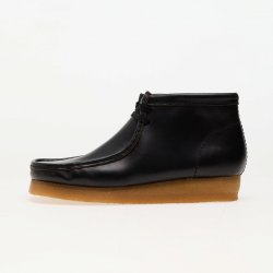 Clarks Originals Wallabee Boot Black Smooth Lea