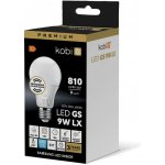 Kobi LED žárovka E27 A60 9W = 60W 810lm 6500K Studená s pohybovým a soumrakovým senzorem – Sleviste.cz