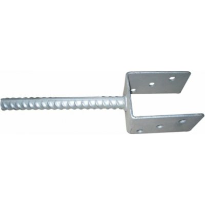 Patka sloupku U 101x60x100mm tl.4mm trn 18x200mm ZN – Hledejceny.cz