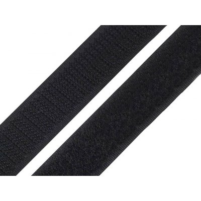 Prima-obchod Suchý zip háček + plyš šíře 25 mm, barva 2 černá – Hledejceny.cz
