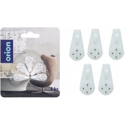 Orion Háček do panelu 4hroty 5ks malý 834717 – Zboží Dáma