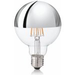 Ideal Lux 135526 LED žárovka Filament G95 1x9W 930lm 3000K chrom – Hledejceny.cz
