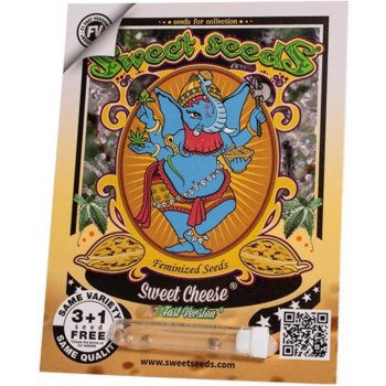 Sweet Seeds Sweet Cheese Fast Version semena neobsahují THC 3 ks