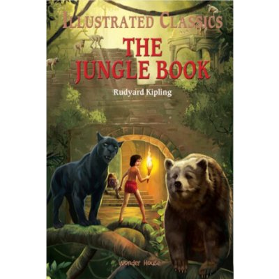 The Jungle Book: Illustrated Abridged Children Classics English Novel with Review Questions (Hardback) – Hledejceny.cz