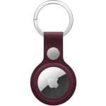 Apple Klíčenka z tkaniny FineWoven na AirTag burgundsky červená – Zboží Mobilmania