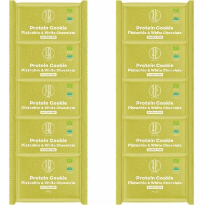 BrainMax Pure Protein Cookie Pistácie & Bílá čokoláda BIO 10 x 60 g – Zboží Dáma