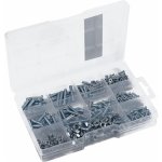 CONNEX Sada šroubů a matic M3-M6, pozink, 366 ks – Hledejceny.cz