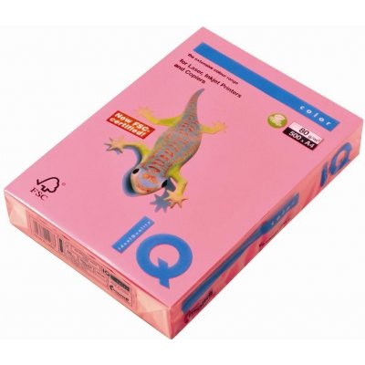 Papír IQ Color A4 80 g NEON růžový fluorescentní 100L – Hledejceny.cz