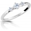 Prsteny Modesi Stříbrný prsten se zirkony M01011