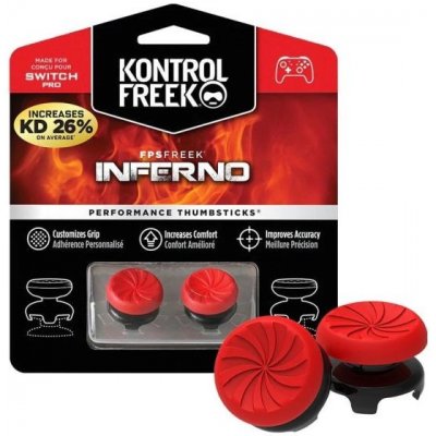 KontrolFreek Inferno (Orange) Nintendo Switch Pro Extended Controller Grip Caps – Zboží Živě