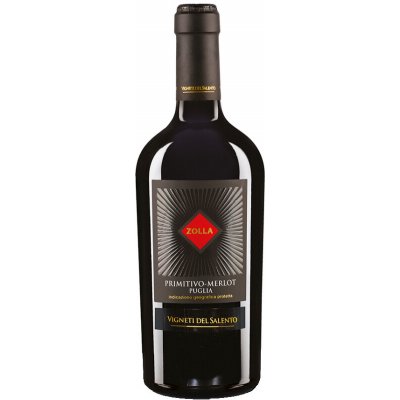 Zolla Primitivo Merlot suché červené 2024 13,5% 0,75 l (holá láhev) – Hledejceny.cz