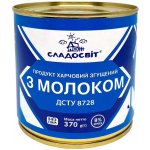 Sladosvit Slazené kondenzované mléko 8% 370 g – Zboží Dáma