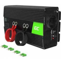 Green Cell INV08 12V/230V 1000W/2000W, modifikovaná sinusovka