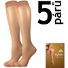 VOXX podkolenky NYLON knee-socks 20 DEN 5 párů golden