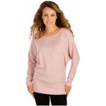LITEX Dámský svetr s dlouhým rukávem růžový – Sleviste.cz