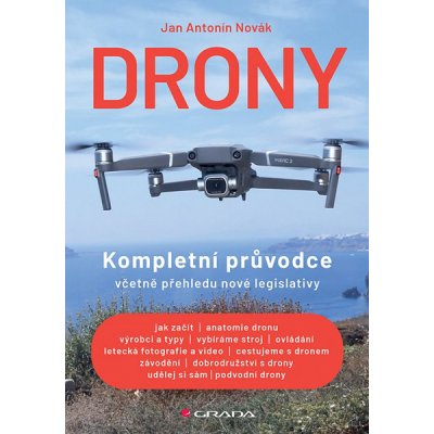 Drony: Kompletní průvodce včetně přehledu nové legislativy - Jan Antonín Novák – Zboží Mobilmania