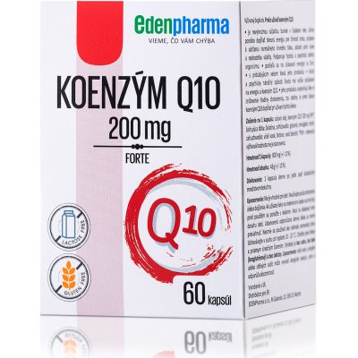 EDENPharma Koenzym Q10 FORTE 200 mg 60 kapslí – Hledejceny.cz