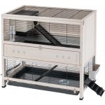 Ferplast dřevěná klec Cottage Indoor Home bílá 107,5 x 67,5 x 102 cm – Hledejceny.cz