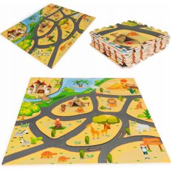 Eco Toys Dětské pěnové puzzle 93,5x93,5cm 9 dílů