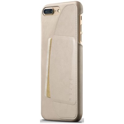 Pouzdro MUJJO - Leather Wallet iPhone 8 Plus/7 Plus Champagne – Zbozi.Blesk.cz