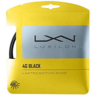 Luxilon 4G black 12,2m 1,25mm – Zboží Mobilmania