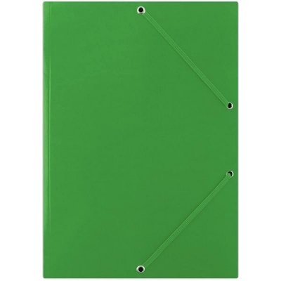 Donau Kartonové desky s chlopněmi a gumičkou A4 zelené