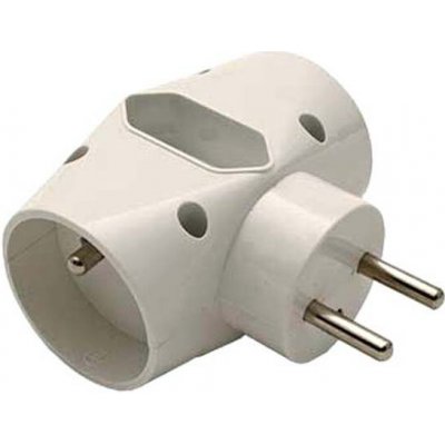 240V, CEE7 (vidlice) - 3x, 0.1m, 2x typ E,1x typ C, 3 zá – Hledejceny.cz