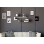 Asir SADA 2x Nástěnná police ELDO bílá AS0678 – Zbozi.Blesk.cz