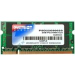 Patriot Signature Line SODIMM DDR2 2GB 800MHz CL6 PSD22G8002S – Sleviste.cz