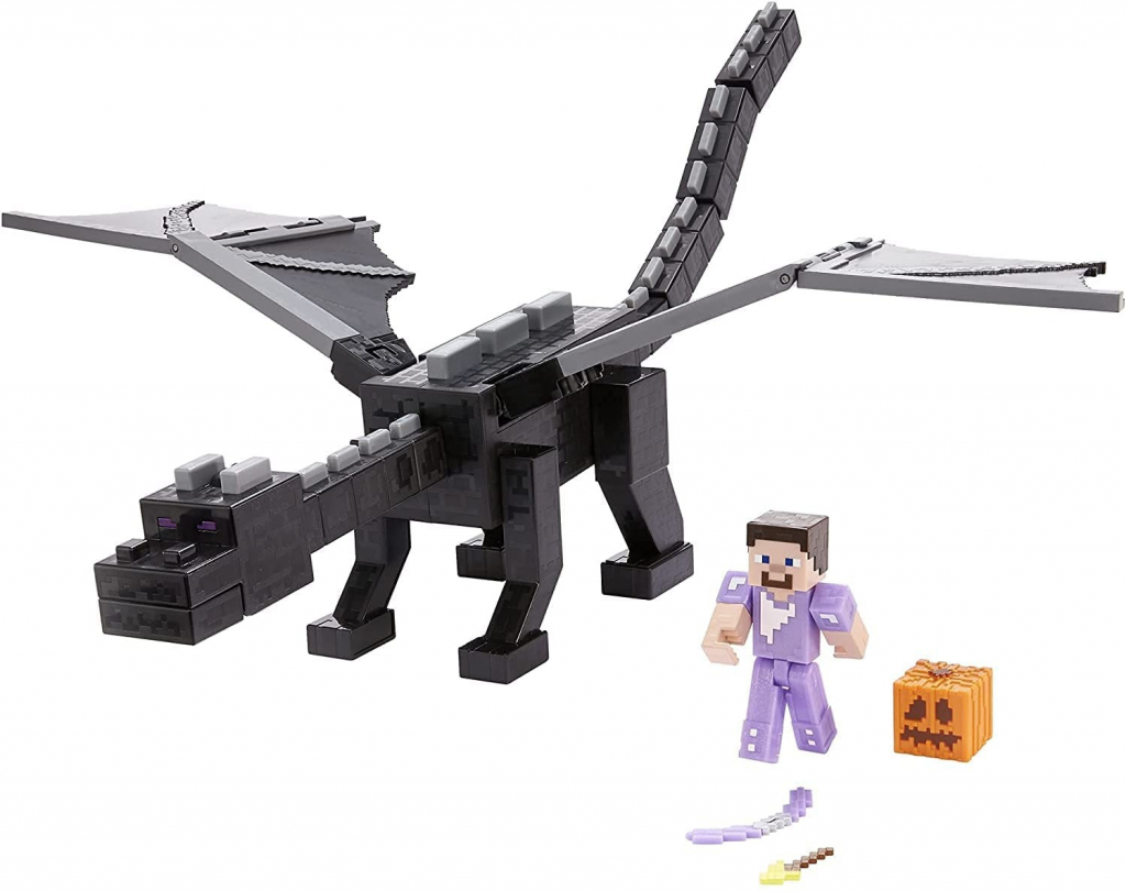 MATTEL Minecraft Ultimate Ender Dragon s figurkou Steva