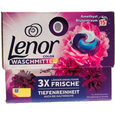 Lenor Color Blütentraum kapsle na praní barevného prádla 15 PD – Zbozi.Blesk.cz
