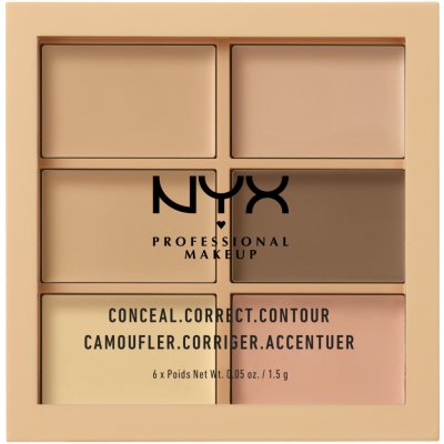 NYX Professional Makeup 3C Palette Korektor Light 15 g – Zboží Mobilmania